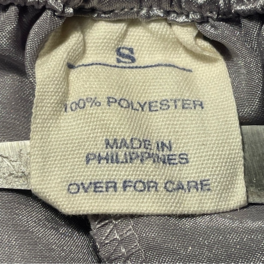 Pajama pants silver (polyester)feels like Satin size small elastic waist - Picture 4 of 5